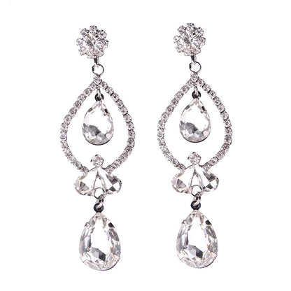 Rainbow Topaz Droplet Earrings