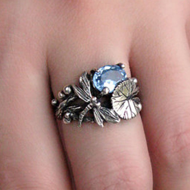 December Dragonfly Ring