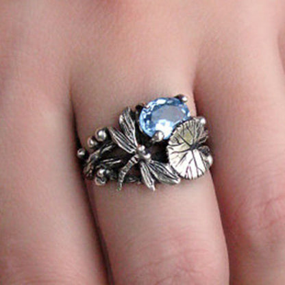 December Dragonfly Ring