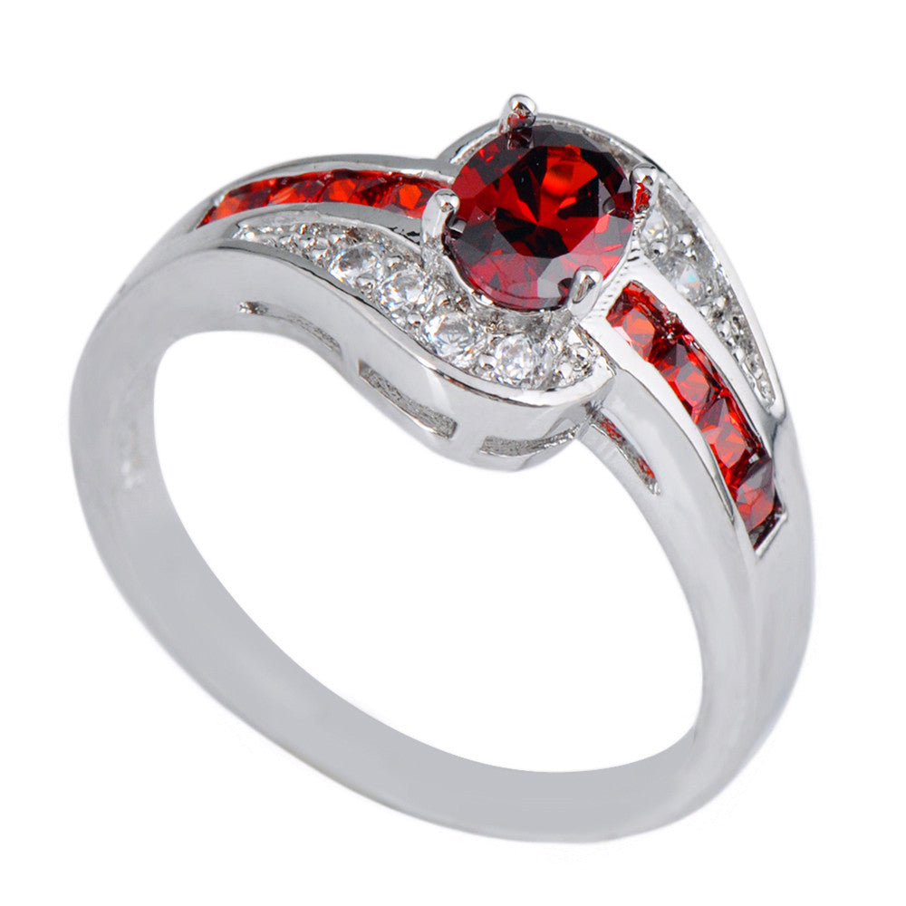 Thin Red Line Ring