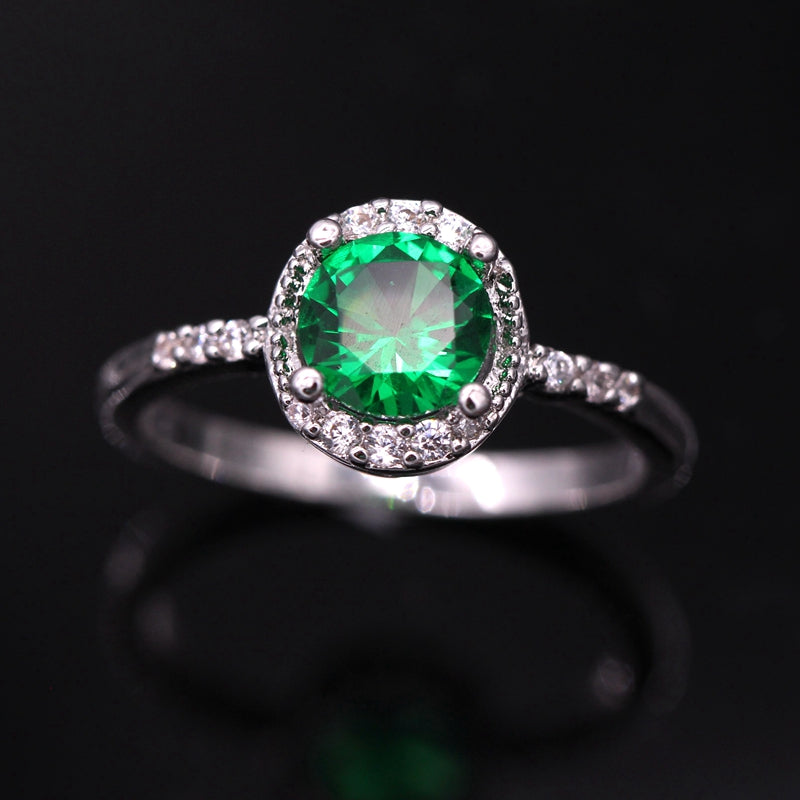 May Birthstone & Gold Ring