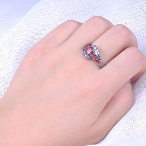 Thin Red Line Ring