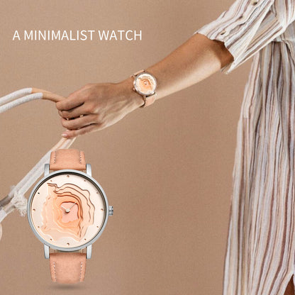Minimalist Genuine Leather Watch