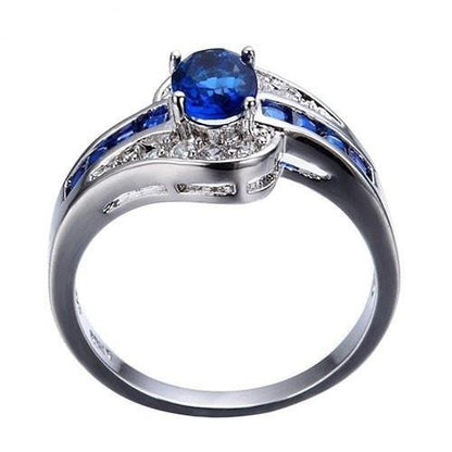 September Birthstone Sapphire Ring