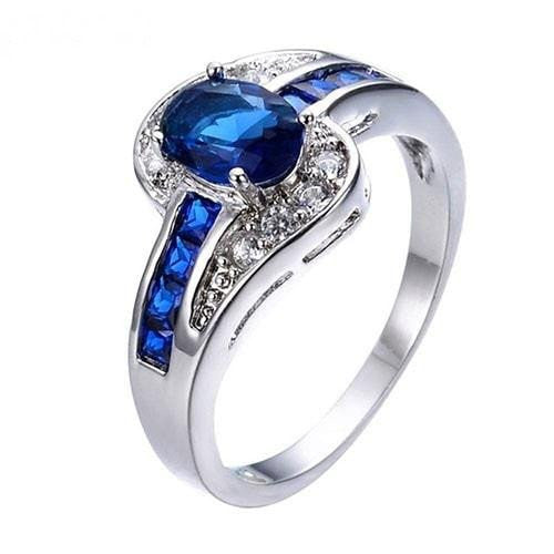September Birthstone Sapphire Ring