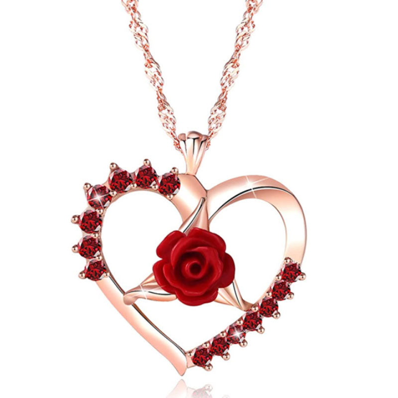 Love Forever Rose Necklace