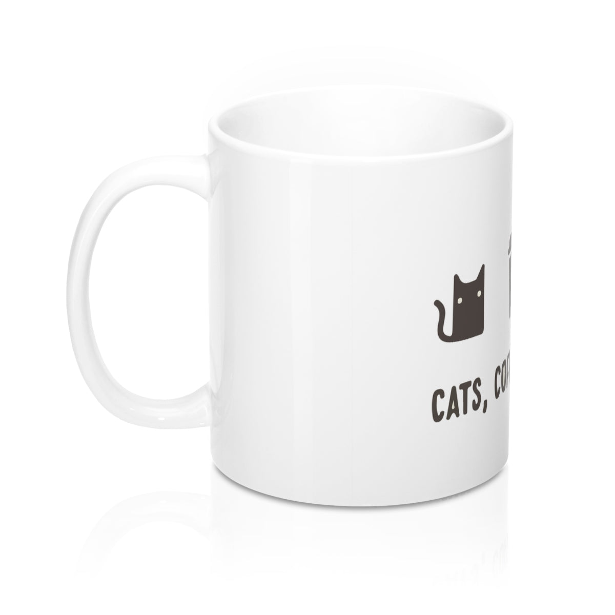 <3 Cats, Coffee, Coding Mug