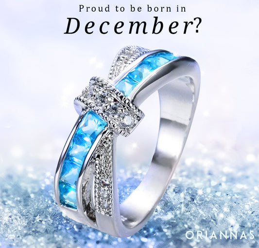 December Birthstone Gold Filled Ring