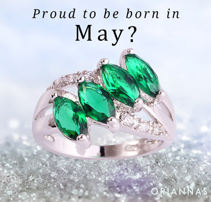 May Birthstone Ring (Emerald)