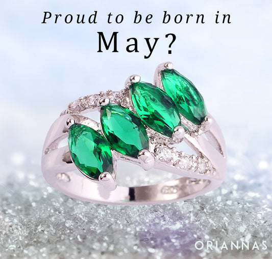 May Birthstone Ring (Emerald)
