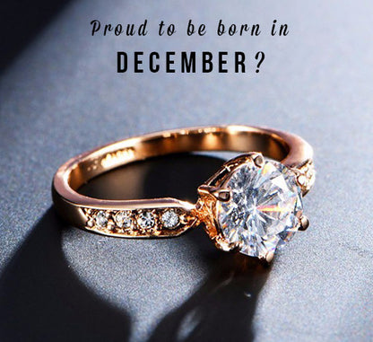 1.75ct Zircon December Birthstone Ring