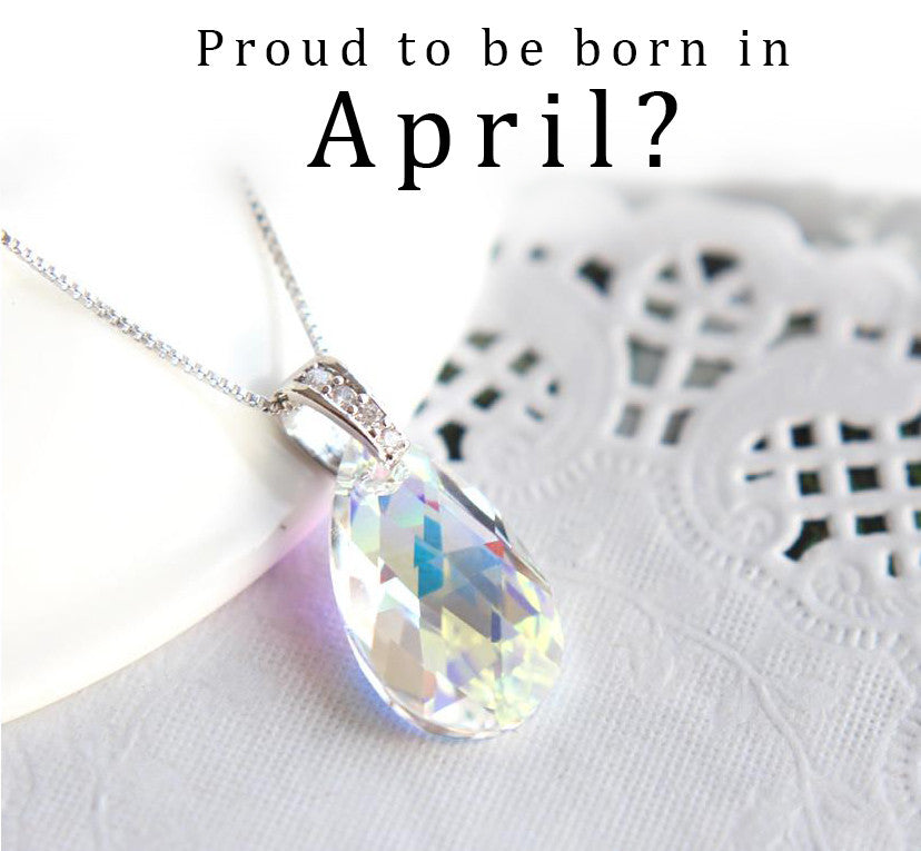 Aurore Boreale April Birthstone Necklace