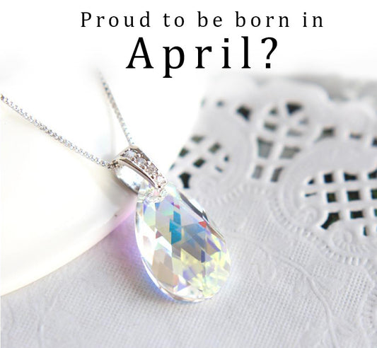 Aurore Boreale April Birthstone Necklace