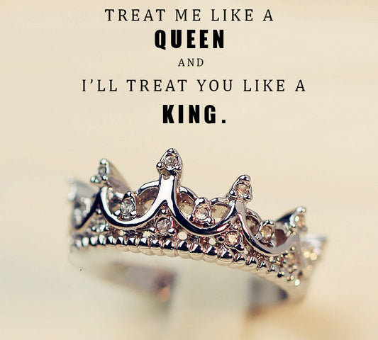 Vintage Queen Crown Ring