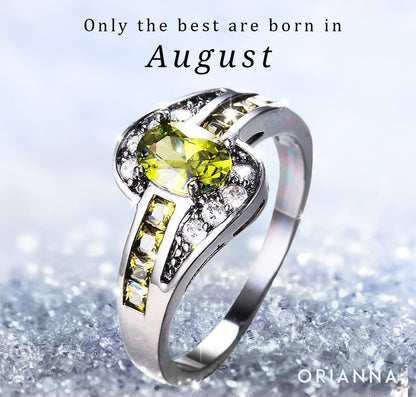 August Birthstone Ring