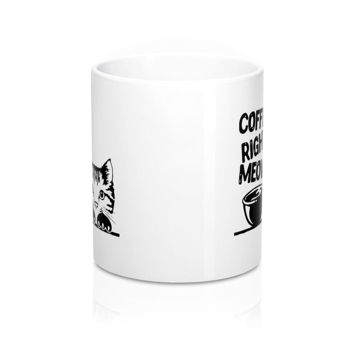 Coffee Right Meow Mug