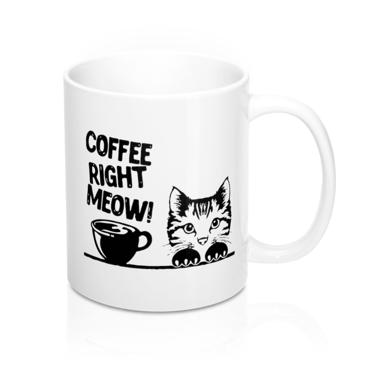 Coffee Right Meow Mug