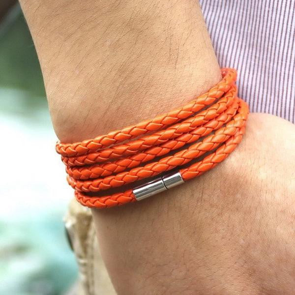 5 Laps Unisex Leather Bracelet
