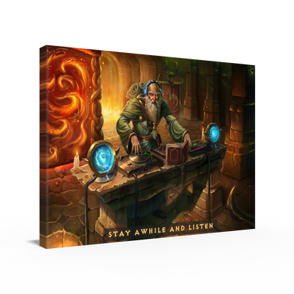 Deckard Cain DJing in Throne Of Destruction