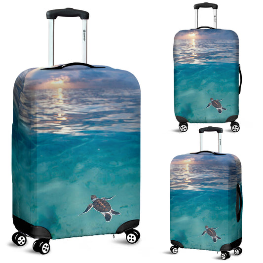 Baby Green Sea Turtle Luggag ecover