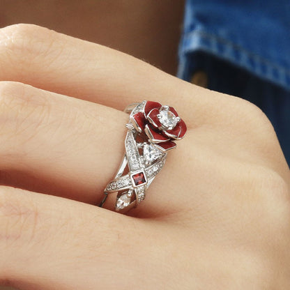 April Rose Birthstone Ring