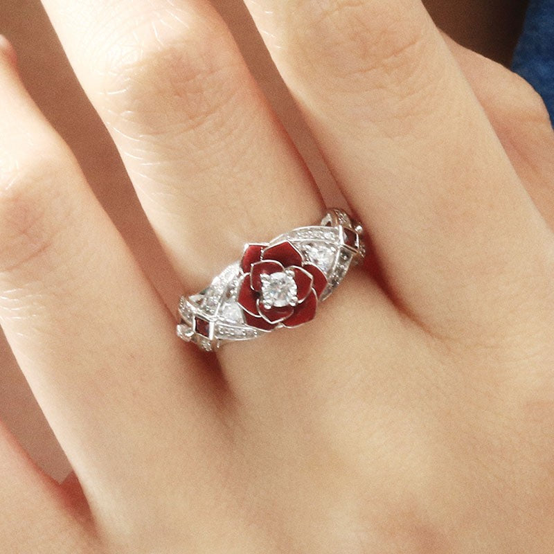 April Rose Birthstone Ring