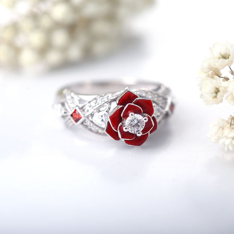April Rose Birthstone Ring