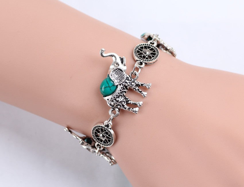 *PREMIUM* Set Tibetan Silver Elephant Necklace