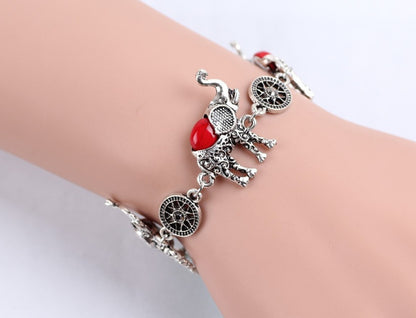 *PREMIUM* Set Tibetan Silver Elephant Necklace